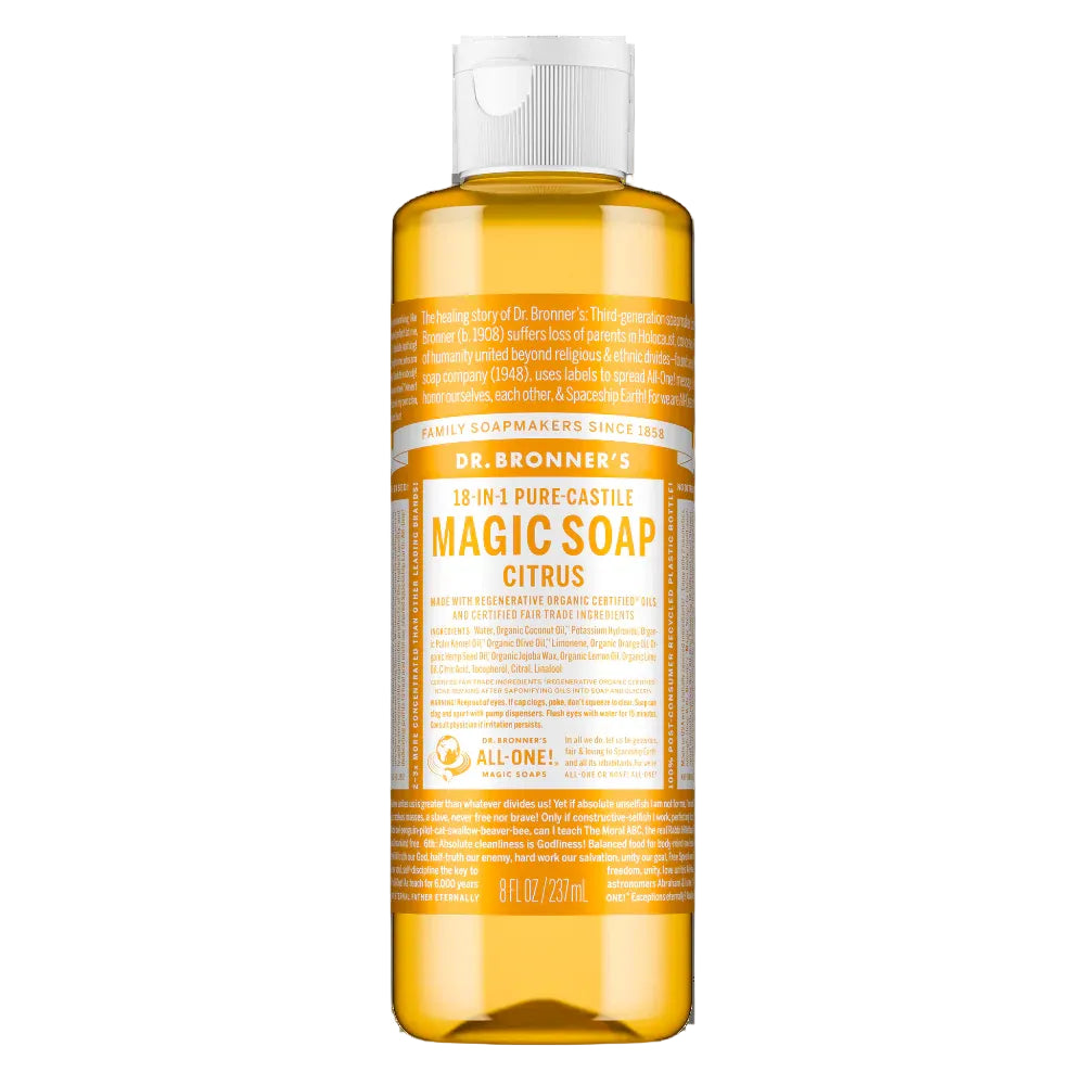 Dr. Bronner Pure-Castile Liquid Soap 8 oz - Citrus