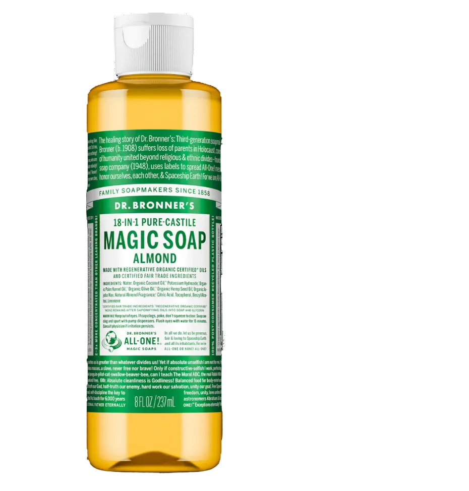 Dr. Bronner Pure-Castile Liquid Soap 8 oz - Almond