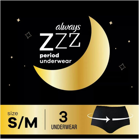 Always Overnight Disposable Period Underwear - 14 pairs