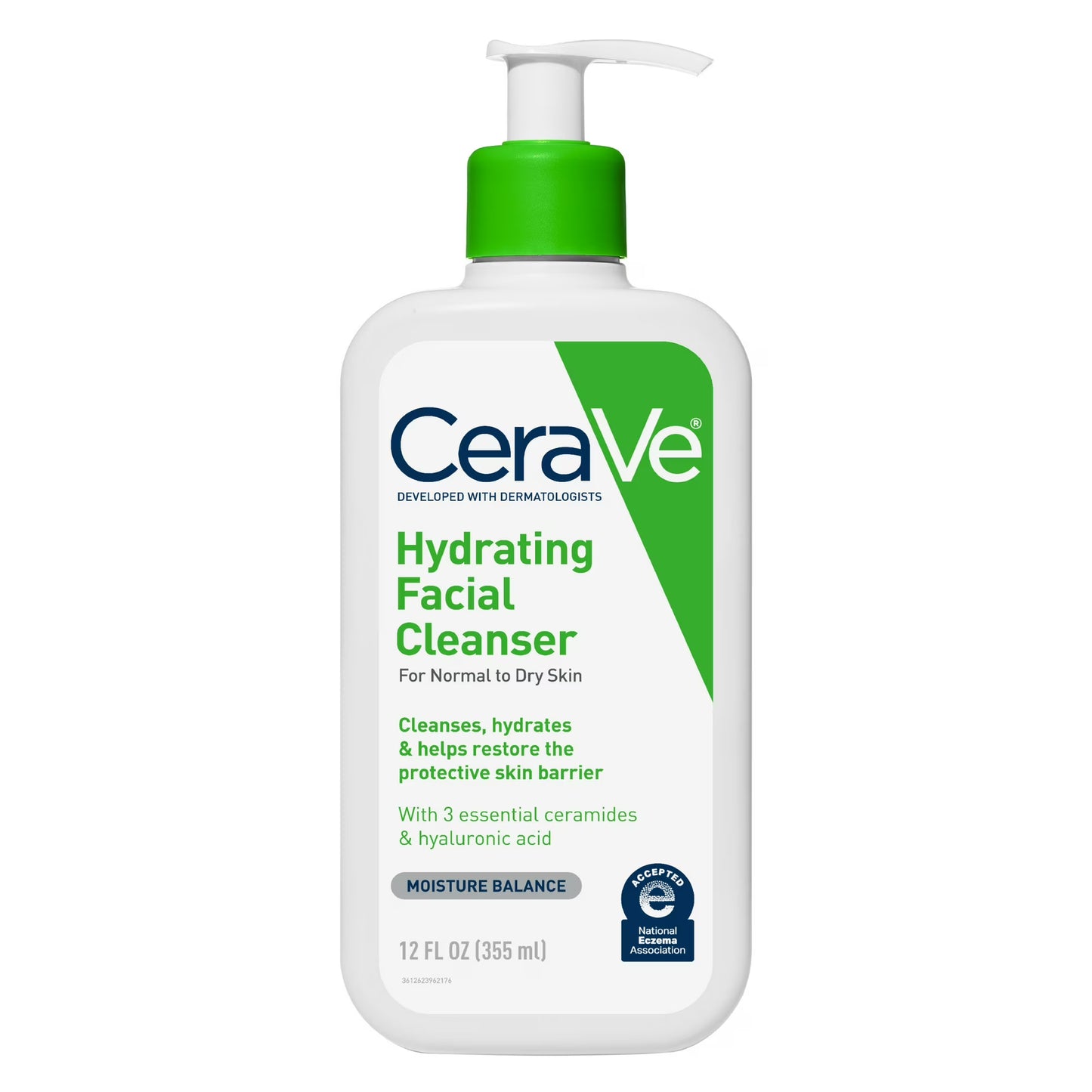 CeraVe Hydrating Cleanser for Normal to Dry Skin-  12 fl oz