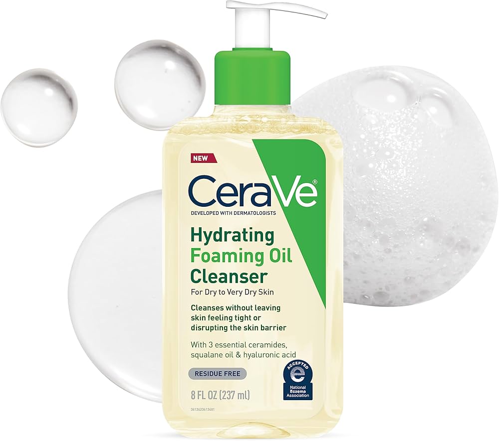 CeraVe Hydrating Foaming Oil Cleanser - 12 oz.