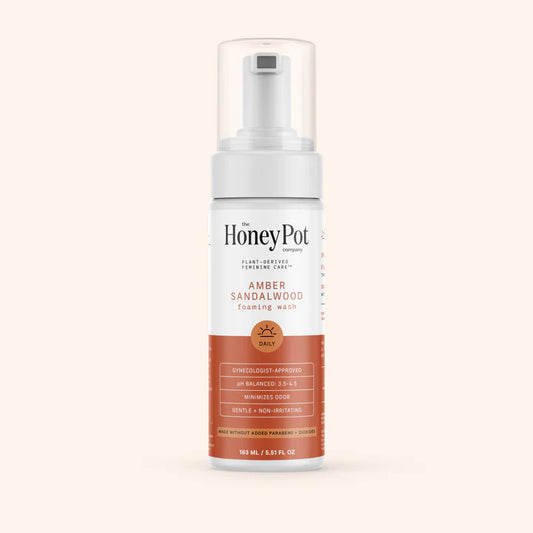 Honey Pot Amber Sandalwood Foaming Wash