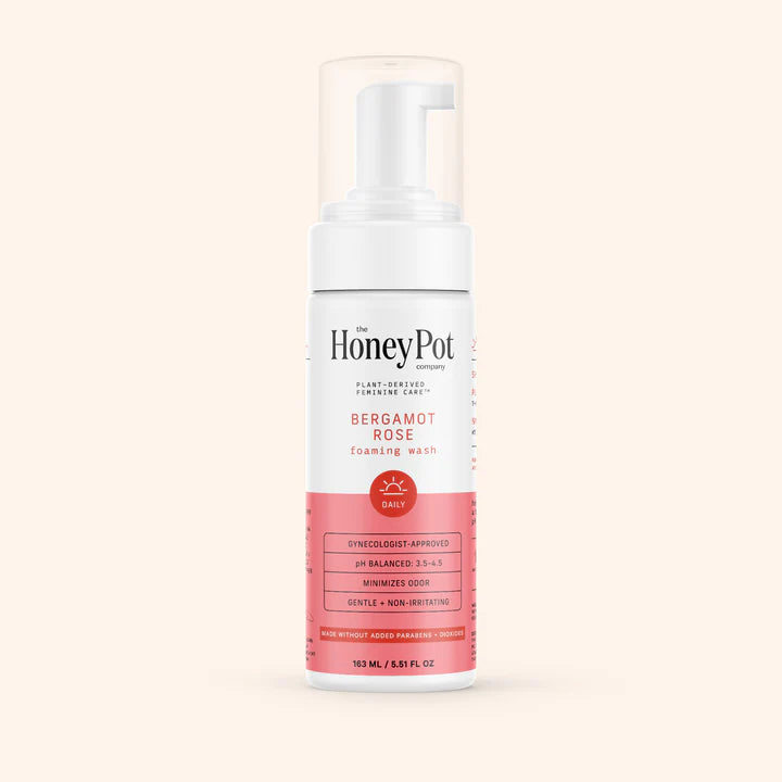 Honey Pot Bergamot Rose Foaming Wash